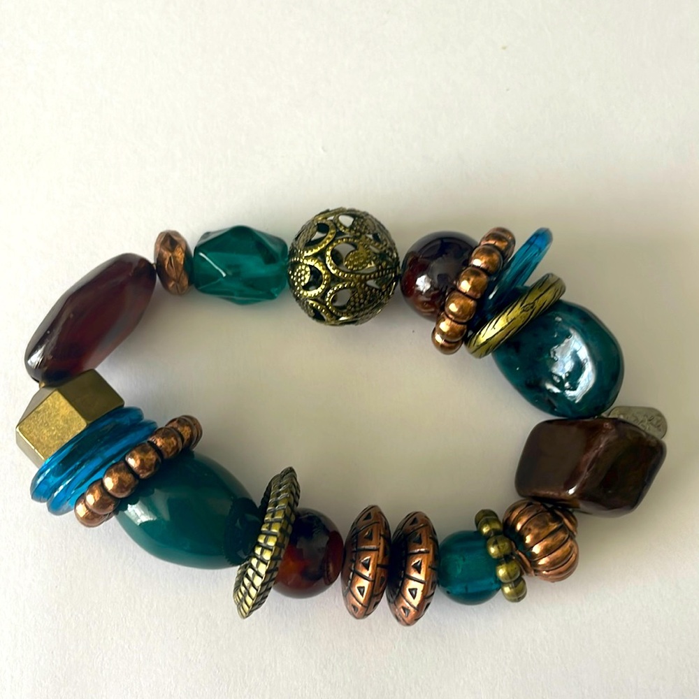 Tresk Treska  multicolored beaded bohemian bracelet